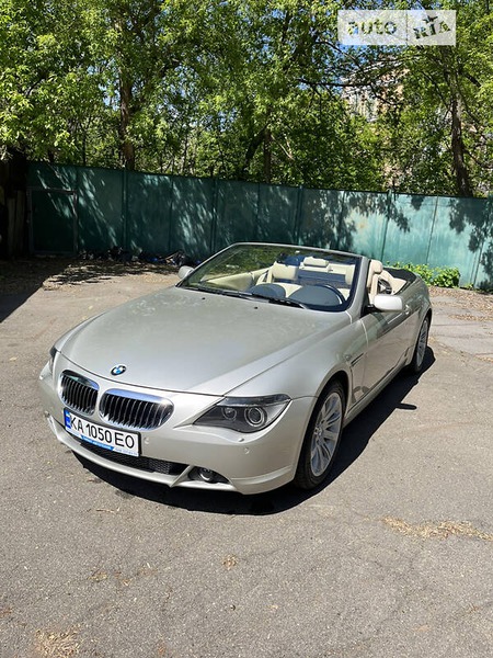 BMW 645 2004  випуску Київ з двигуном 4.4 л бензин кабріолет автомат за 11000 долл. 