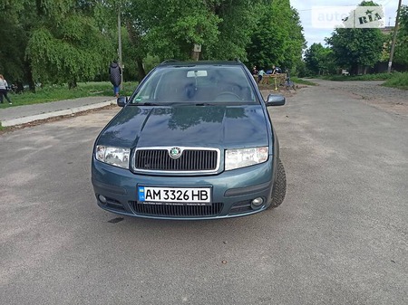 Skoda Fabia 2006  випуску Житомир з двигуном 1.4 л дизель універсал механіка за 4399 долл. 