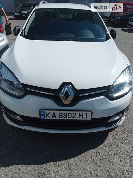 Renault Megane 2016  випуску Київ з двигуном 1.5 л дизель універсал механіка за 9500 долл. 