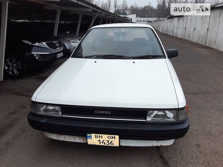 Toyota Tercel 1987  випуску Одеса з двигуном 1.3 л бензин хэтчбек механіка за 1600 долл. 