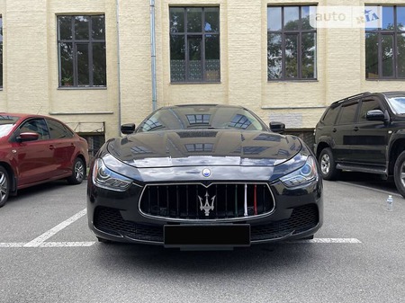 Maserati Ghibli 2016  випуску Київ з двигуном 3 л бензин седан автомат за 38800 долл. 
