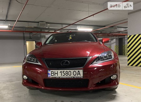 Lexus IS 250 2012  випуску Одеса з двигуном 2.5 л бензин кабріолет автомат за 14000 долл. 