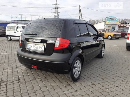 Hyundai Getz 2008  випуску Чернівці з двигуном 0 л  хэтчбек механіка за 4750 долл. 