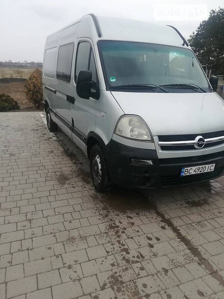 Opel Movano 2007  випуску Львів з двигуном 2.5 л дизель мінівен механіка за 8500 долл. 