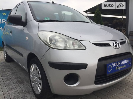 Hyundai i10 2009  випуску Тернопіль з двигуном 1.1 л бензин хэтчбек механіка за 3750 долл. 