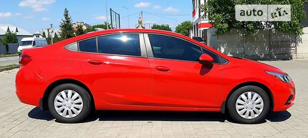 Chevrolet Cruze 2016  випуску Івано-Франківськ з двигуном 1.4 л бензин седан автомат за 8200 долл. 