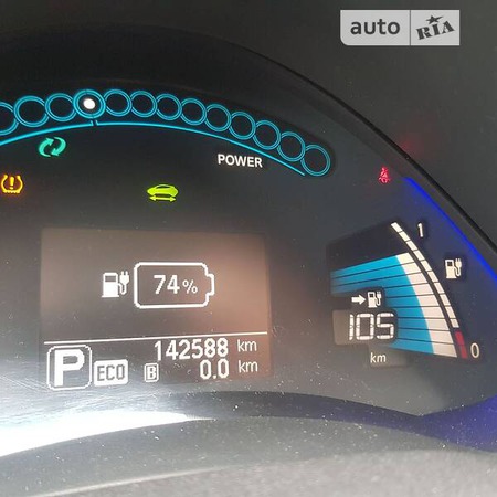 Nissan Leaf 2013  випуску Львів з двигуном 0 л електро хэтчбек автомат за 13200 долл. 