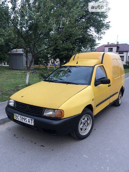 Volkswagen Caddy 1997  випуску Львів з двигуном 1.9 л дизель мінівен механіка за 1449 долл. 
