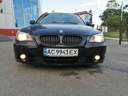 BMW 525 2004  випуску Чернігів з двигуном 2.5 л дизель універсал автомат за 6200 долл. 