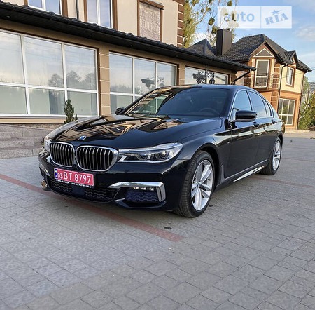 BMW 730 2017  випуску Львів з двигуном 3 л дизель седан автомат за 50500 долл. 