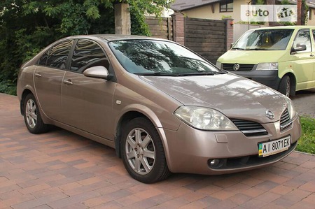 Nissan Primera 2006  випуску Київ з двигуном 1.6 л бензин седан механіка за 5600 долл. 