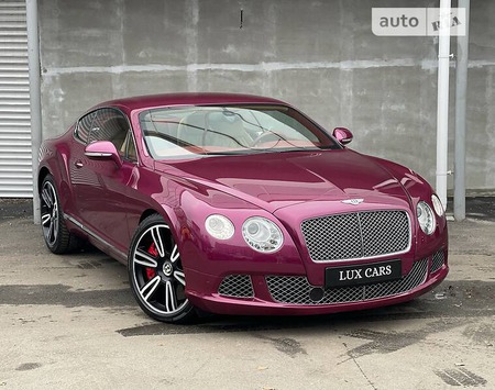Bentley Continental GT 2012  випуску Київ з двигуном 6 л бензин купе автомат за 102000 долл. 