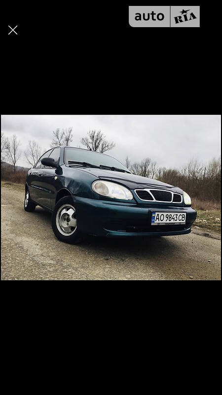 Daewoo Sens 2003  випуску Ужгород з двигуном 1.3 л бензин седан механіка за 1800 долл. 