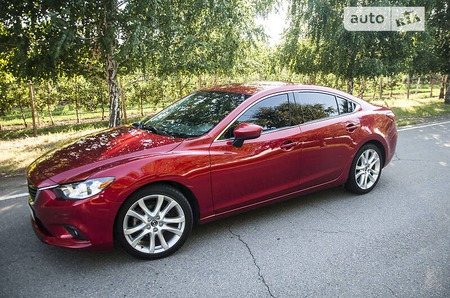 Mazda 6 2016  випуску Дніпро з двигуном 2.5 л бензин седан автомат за 13900 долл. 