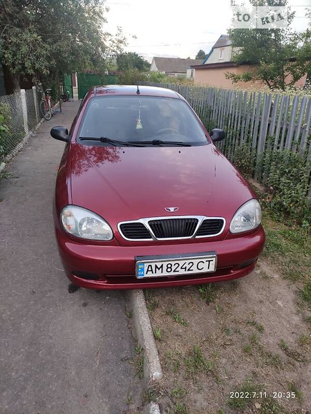 Daewoo Lanos 2007  випуску Житомир з двигуном 1.3 л  седан механіка за 3000 долл. 