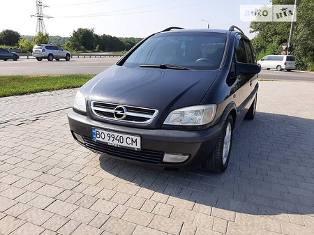 Opel Zafira Tourer 2003  випуску Тернопіль з двигуном 2.2 л дизель мінівен механіка за 4300 долл. 