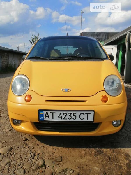 Daewoo Matiz 2005  випуску Івано-Франківськ з двигуном 1 л  хэтчбек автомат за 3100 долл. 