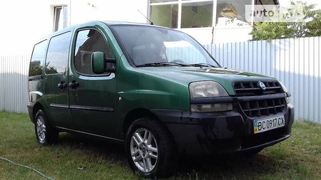 Fiat Doblo 2002  випуску Львів з двигуном 1.9 л дизель мінівен механіка за 3200 долл. 