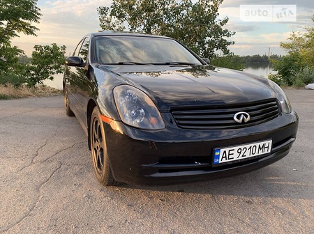 Infiniti G35 2004  випуску Дніпро з двигуном 3.5 л бензин седан автомат за 6000 долл. 