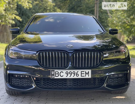 BMW 740 2016  випуску Львів з двигуном 3 л бензин седан автомат за 40999 долл. 