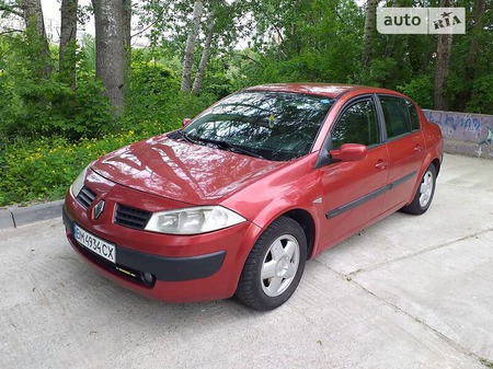 Renault Megane 2004  випуску Суми з двигуном 1.6 л  седан механіка за 5150 долл. 