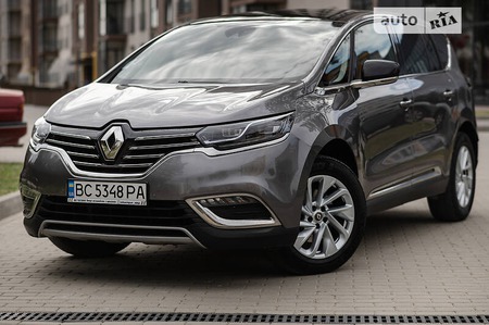 Renault Espace 2016  випуску Львів з двигуном 1.6 л дизель мінівен механіка за 14500 долл. 