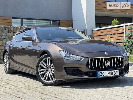 Maserati Ghibli 2017  випуску Львів з двигуном 3 л дизель седан автомат за 39900 долл. 