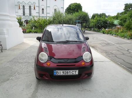 Daewoo Matiz 2006  випуску Полтава з двигуном 0.8 л бензин хэтчбек механіка за 2200 долл. 