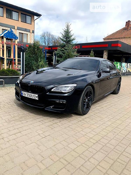 BMW 640 2014  випуску Київ з двигуном 3 л бензин седан автомат за 25000 долл. 