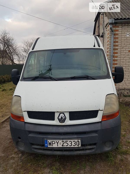 Renault Master 2005  випуску Луцьк з двигуном 3 л дизель мінівен механіка за 3100 долл. 