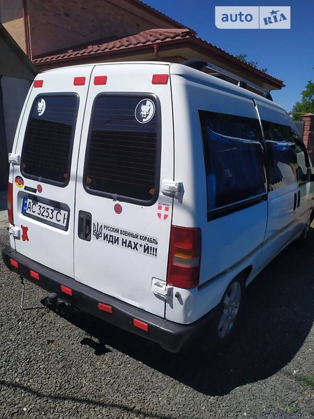 Fiat Scudo 1998  випуску Луцьк з двигуном 1.9 л дизель мінівен механіка за 3200 долл. 