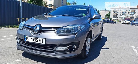 Renault Megane 2014  випуску Полтава з двигуном 1.5 л дизель універсал механіка за 8700 долл. 