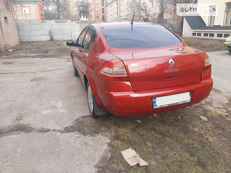 Renault Megane 2008  випуску Київ з двигуном 1.6 л бензин седан механіка за 5200 долл. 