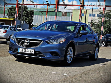 Mazda 6 2015  випуску Черкаси з двигуном 2.5 л бензин седан автомат за 13400 долл. 
